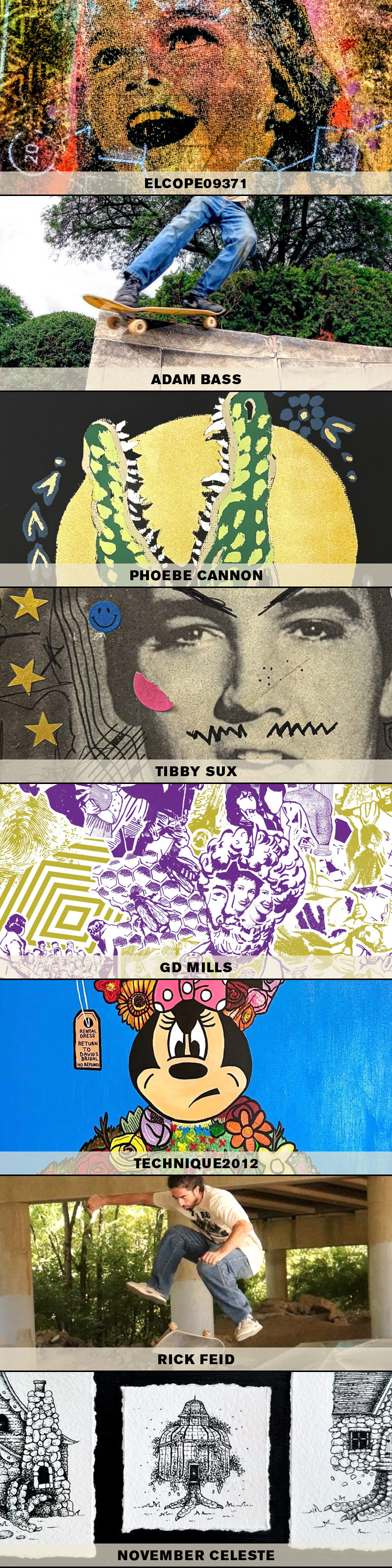 GROUP ART SHOW w/ BANDS IV: THE MAGICALS, BUFFALO RYDERS (Akron), POOR LITTLE CRITTERS, DJ SIR GREGORY F.K.