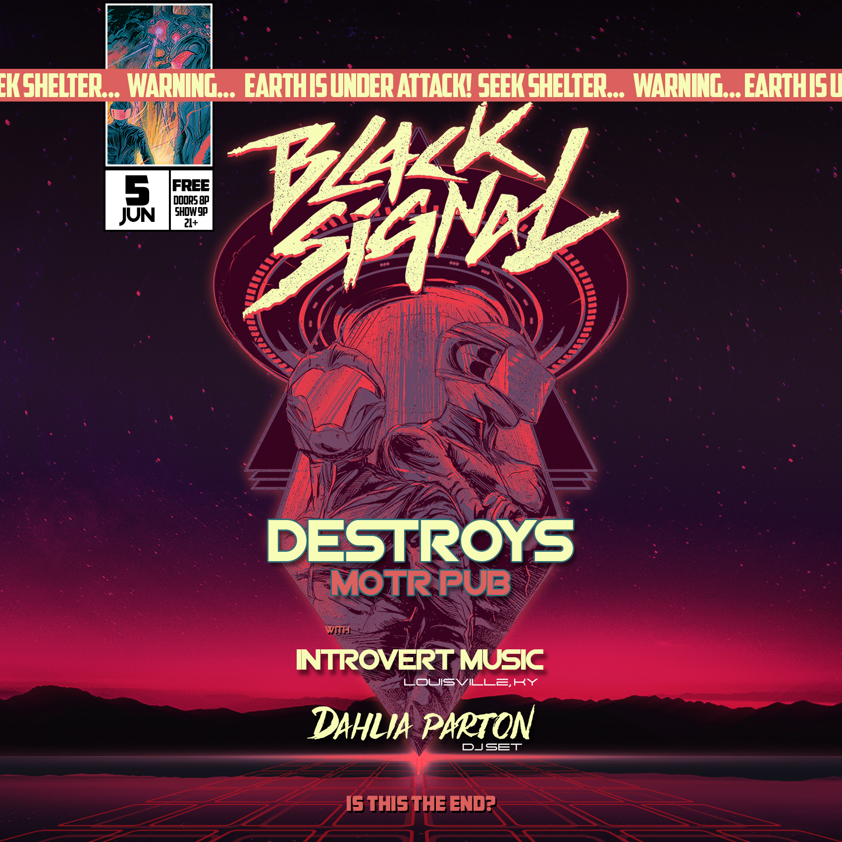 BLACK SIGNAL w/ INTROVERT MUSIC (Louisville) and DJ DAHLIA PARTON