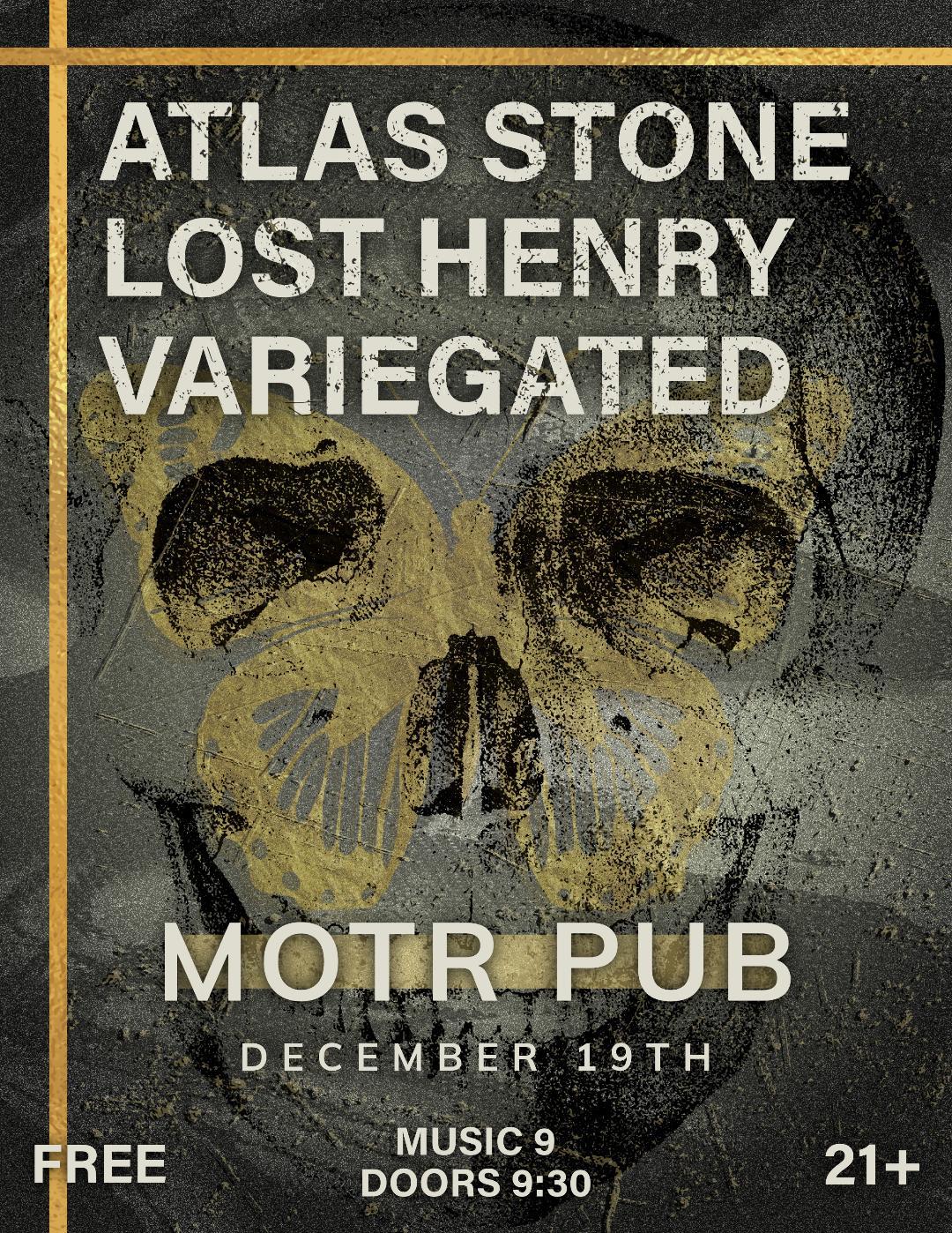  ATLAS STONE, LOST HENRY, VARIEGATED