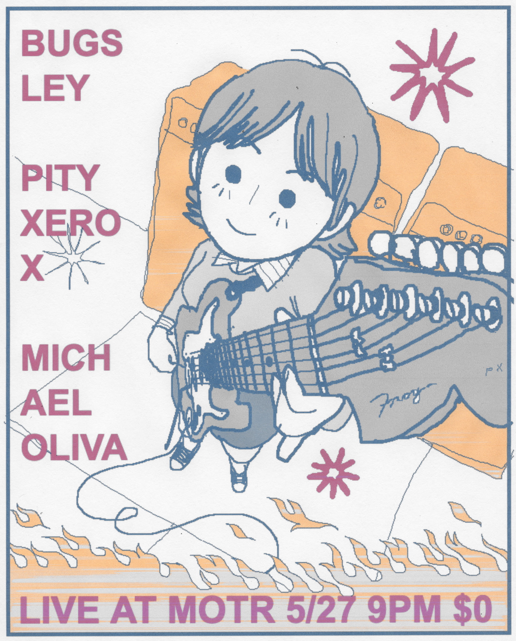 BUGSLEY ARTIST IN RESIDENCY w/ PITY XEROX and MICHAEL OLIVA