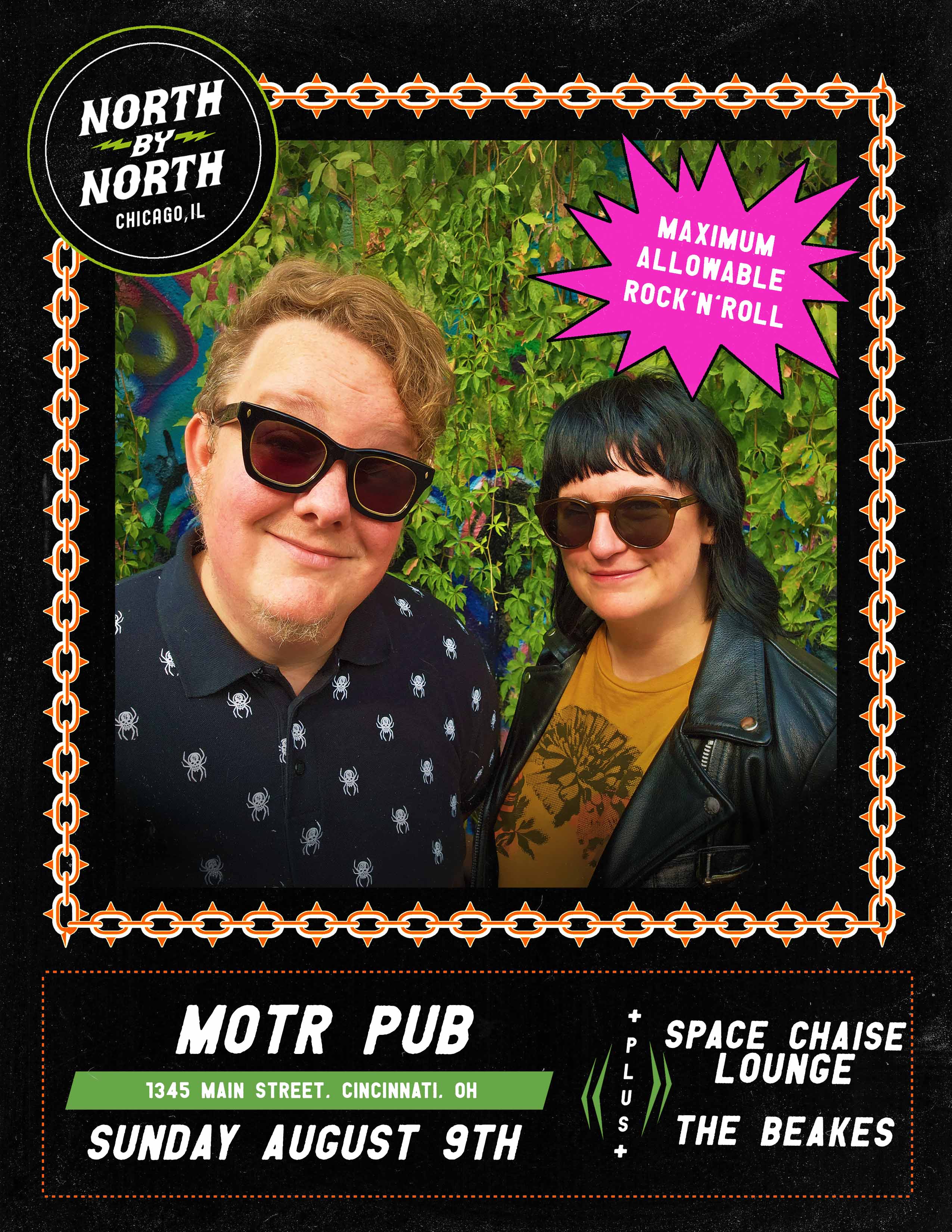 NORTH BY NORTH (CHI) w/ SPACE CHAISE LOUNGE and THE BEAKES