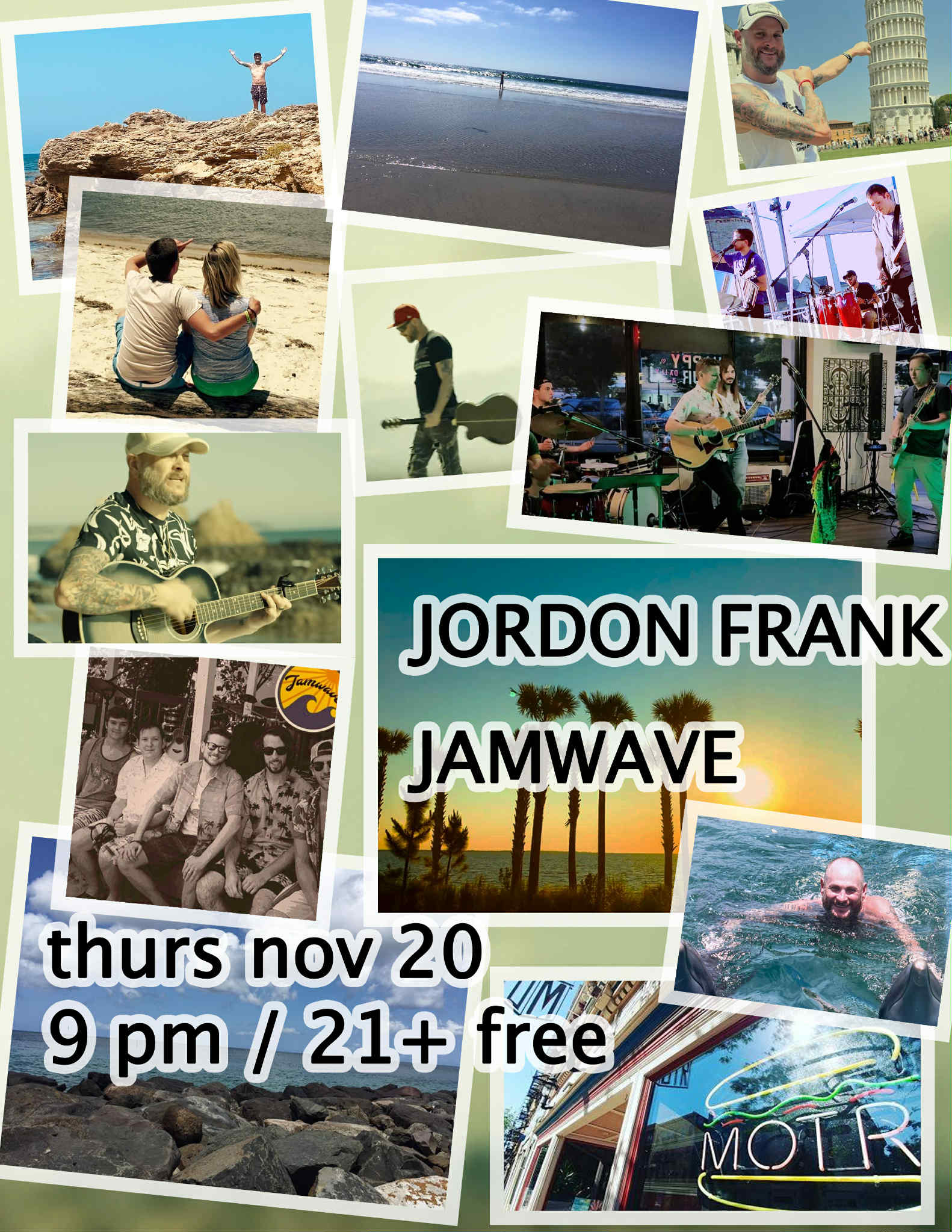 JORDON FRANK BAND w/ JAMWAVE