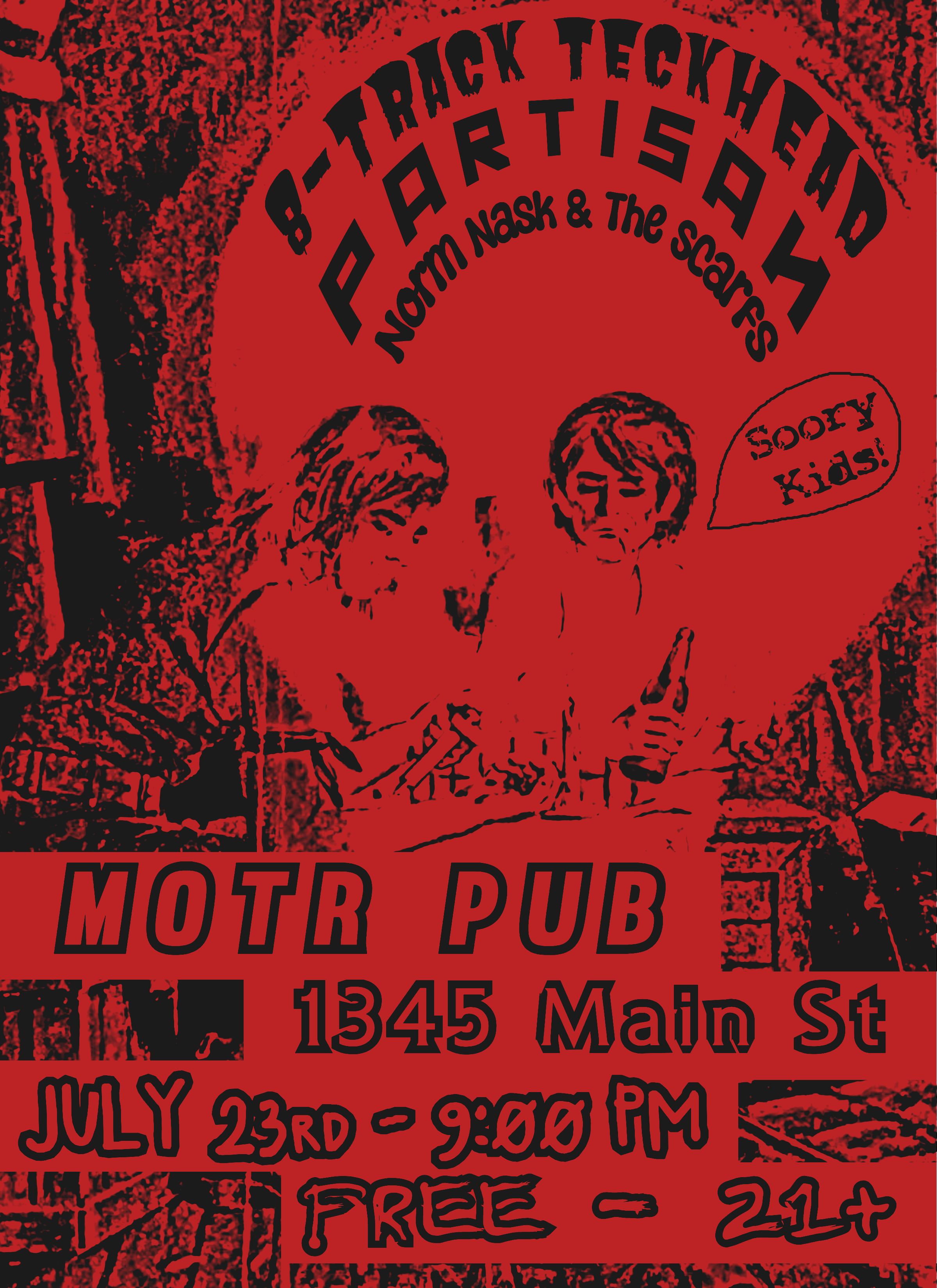 8-TRACK TECKHEAD, PARTISAN, NORM NASK & THE SCARFS