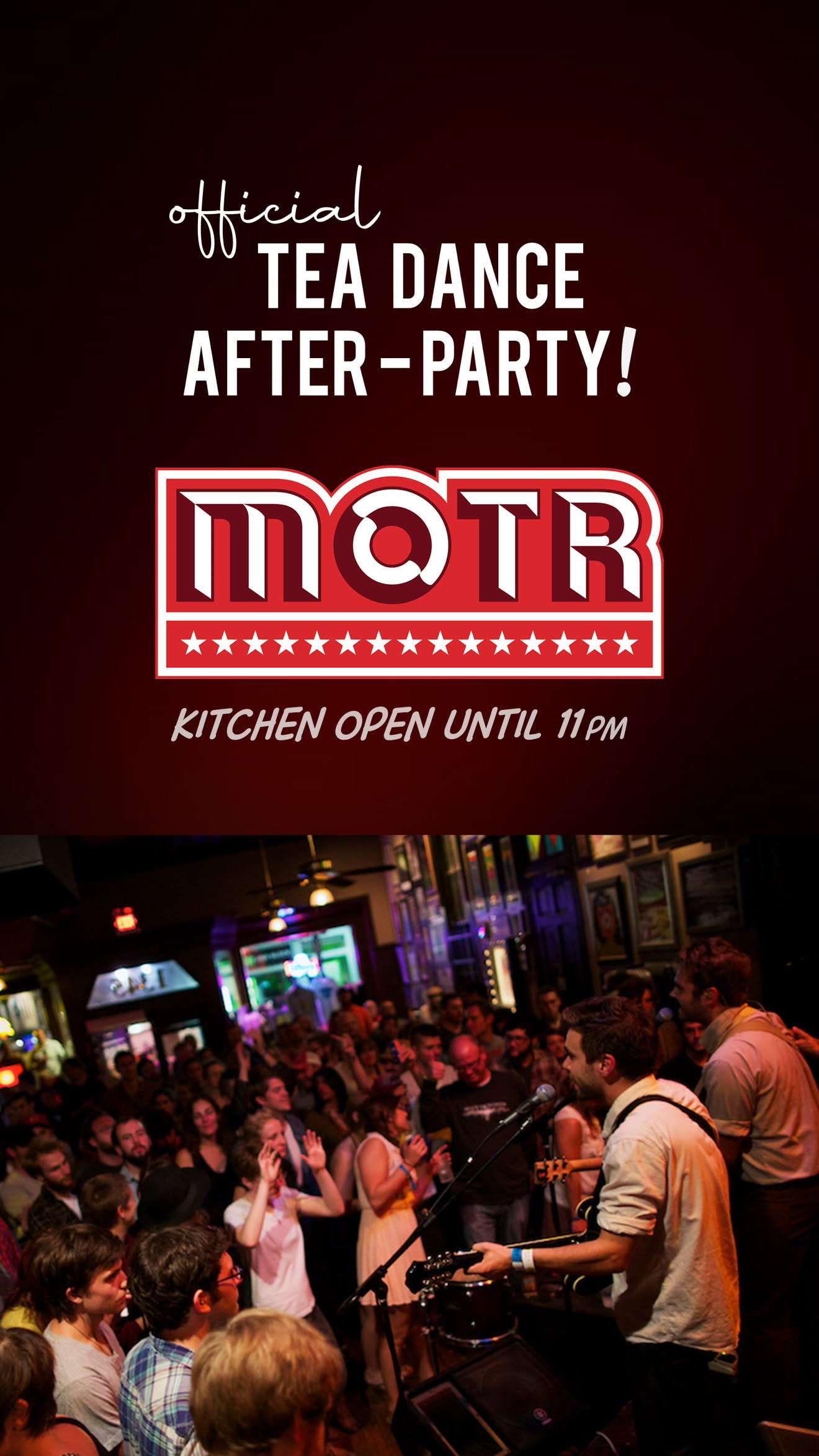 TEA DANCE AFTERPARTY