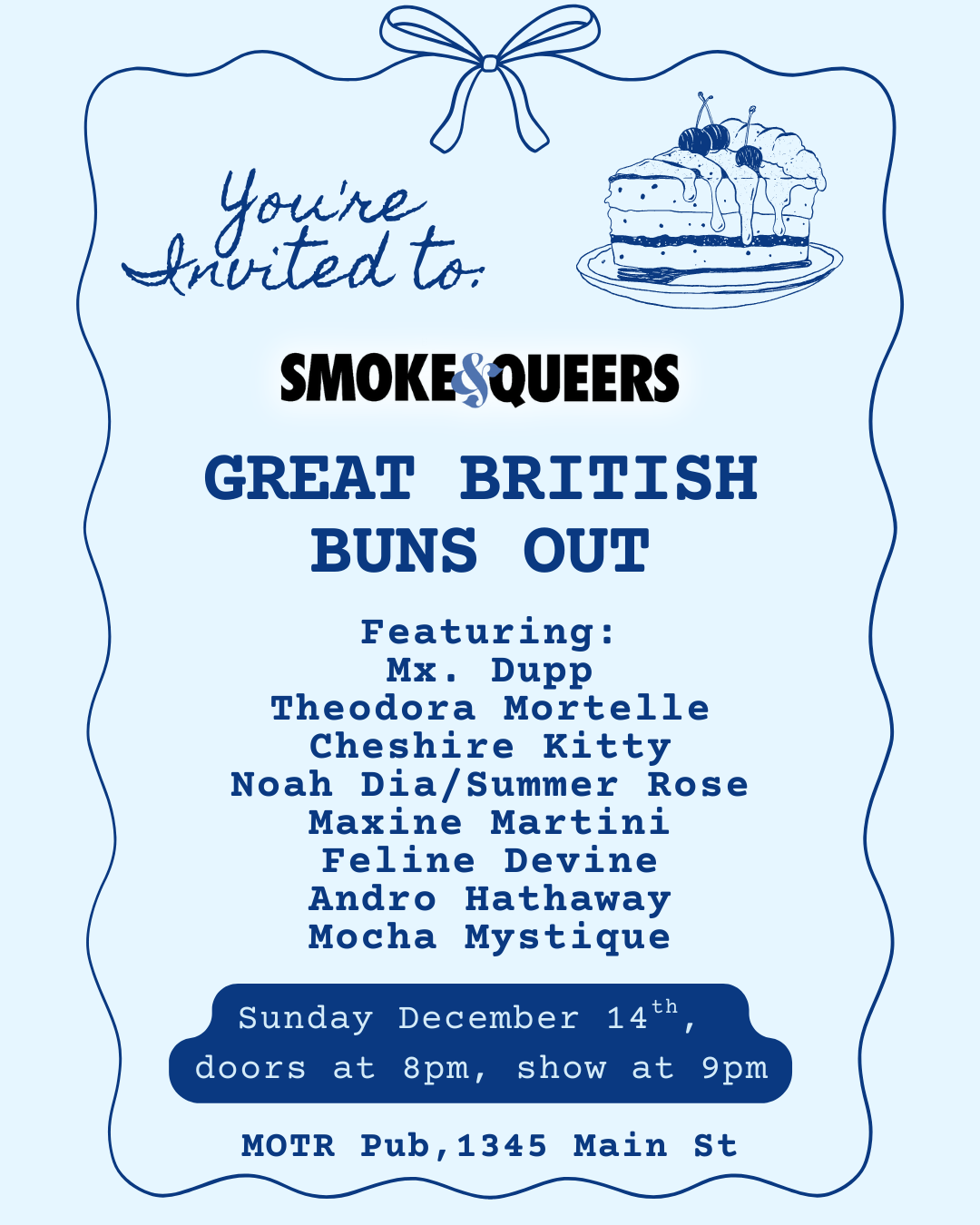 SMOKE & QUEERS BURLESQUE SHOW