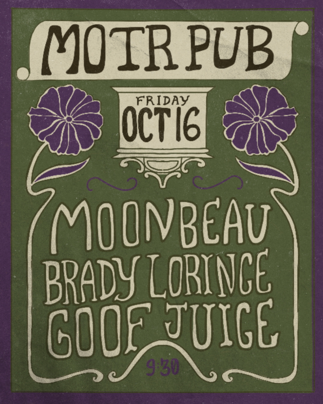 MOONBEAU w/ BRADY LORINCE (Cleveland) and GOOF JUICE
