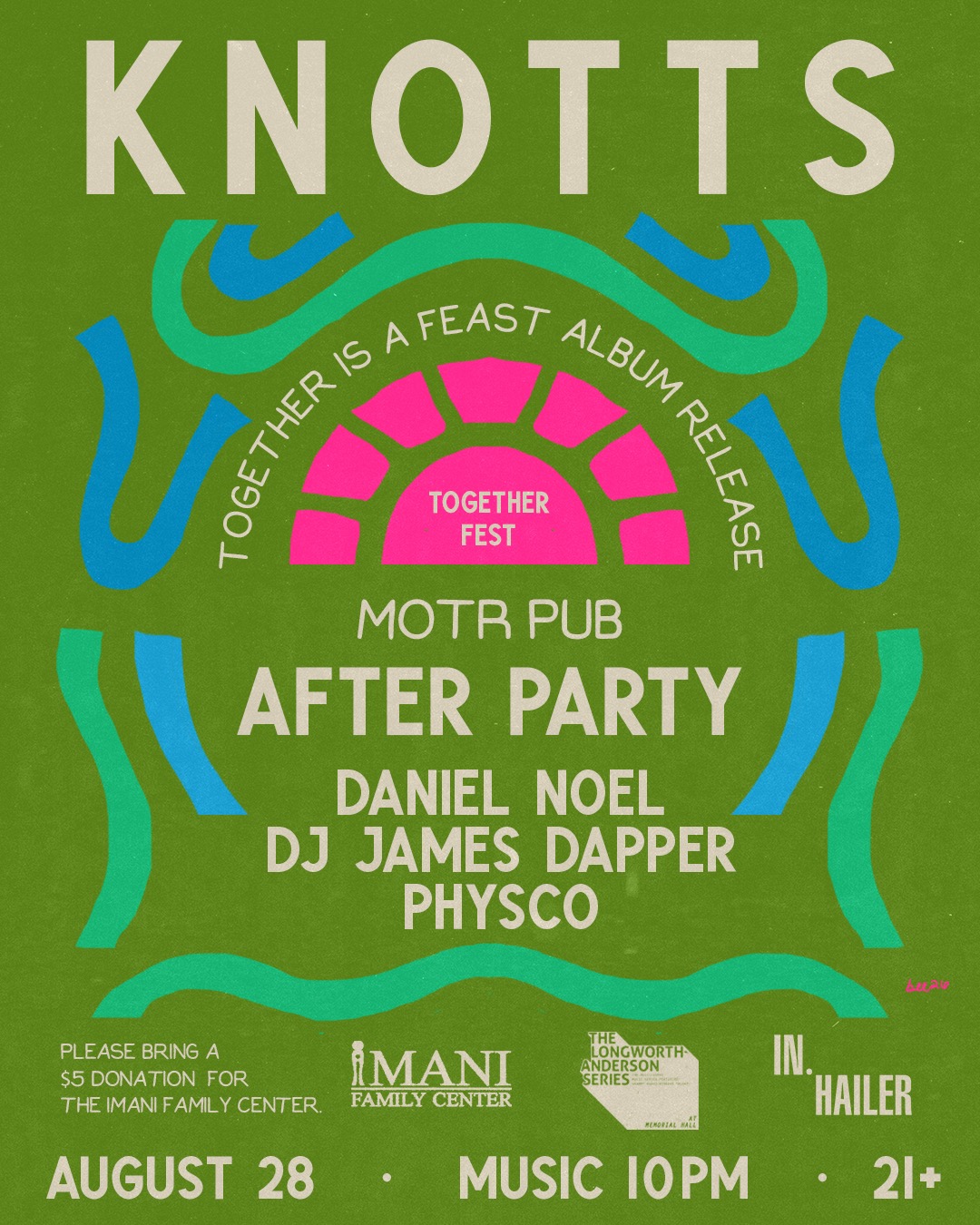 Knotts Album Release afterparty Daniel Noel
