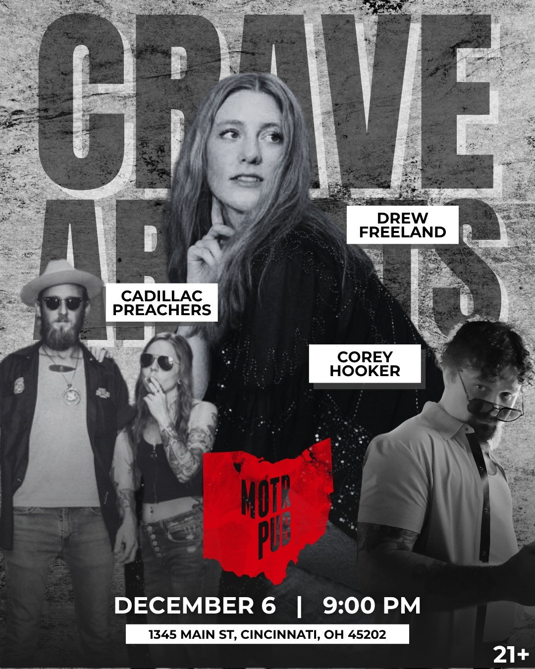 DREW FREELAND, COREY HOOKER, CADILLAC PREACHERS