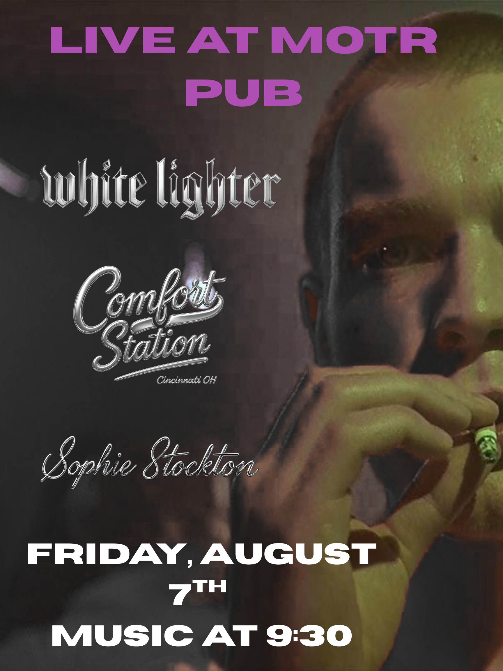 WHITE LIGHTER w/ SOPHIE STOCKTON and COMFORT STATION