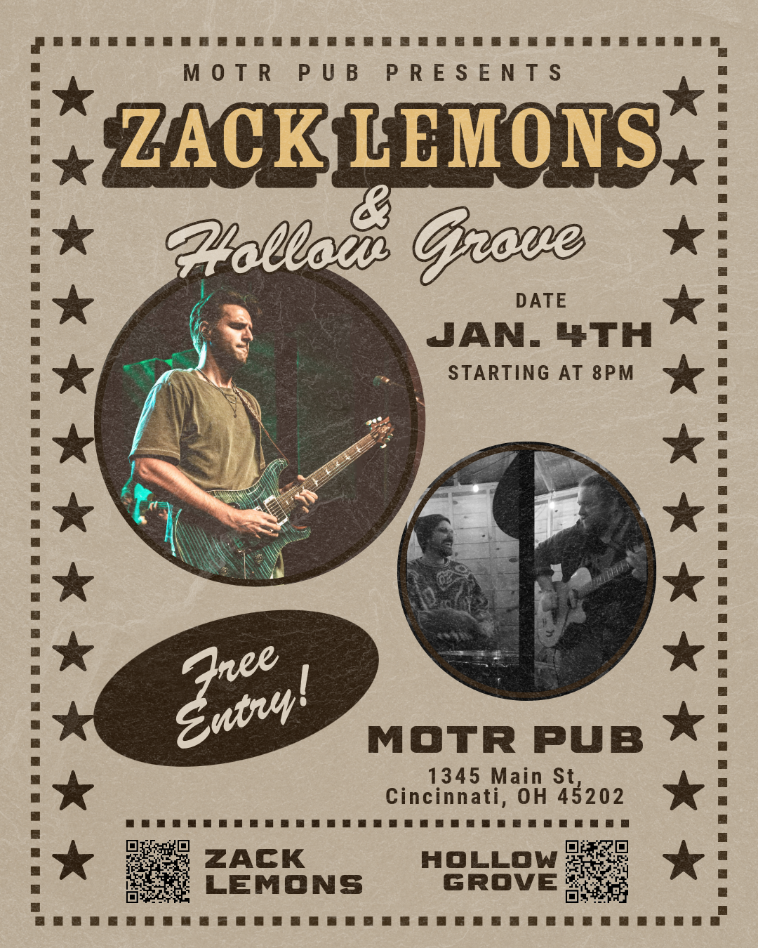 ZACK LEMONS w/ HOLLOW GROVE