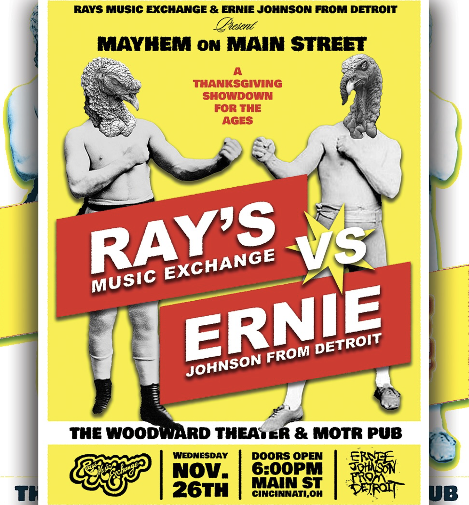 ernie Johnson thanksgiving eve motr