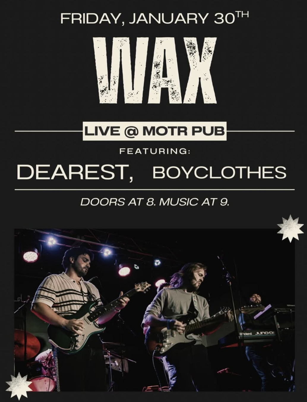 WAX w/ BOYCLOTHES and DEAREST