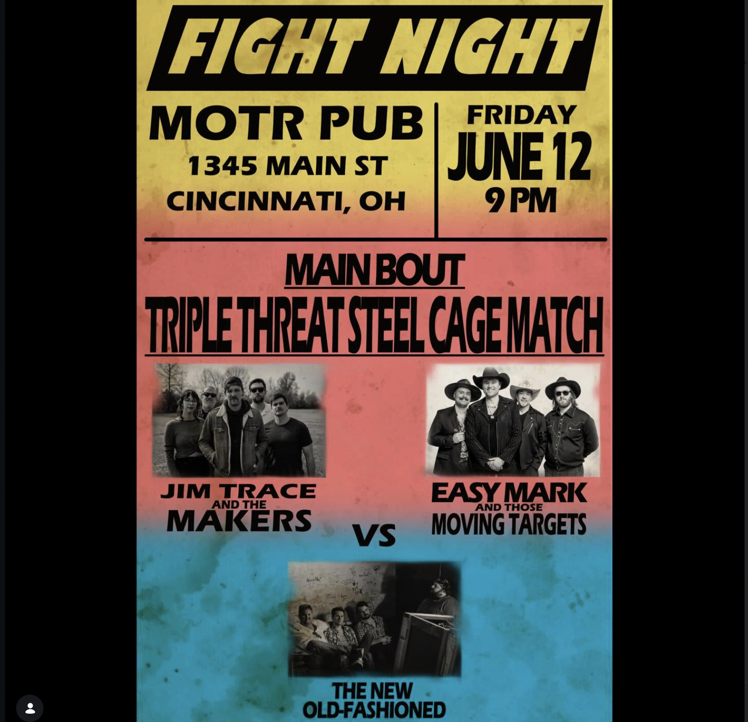 EASY MARK & THOSE MOVING TARGETS w/ JIM TRACE & THE MAKERS and THE NEW OLD FASHIONED (Dayton, OH)
