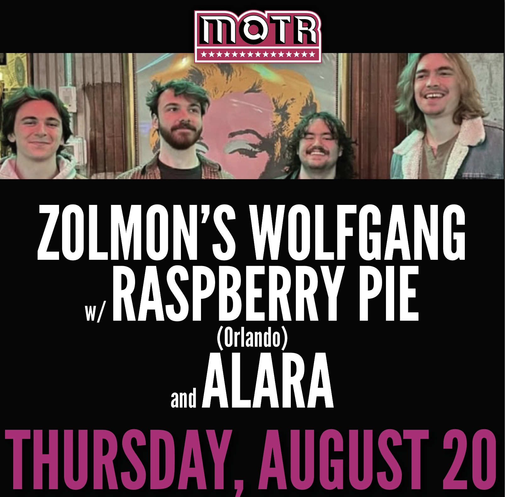 ZOLMON'S WOLFGANG, RASPBERRY PIE (Orlando), ALARA