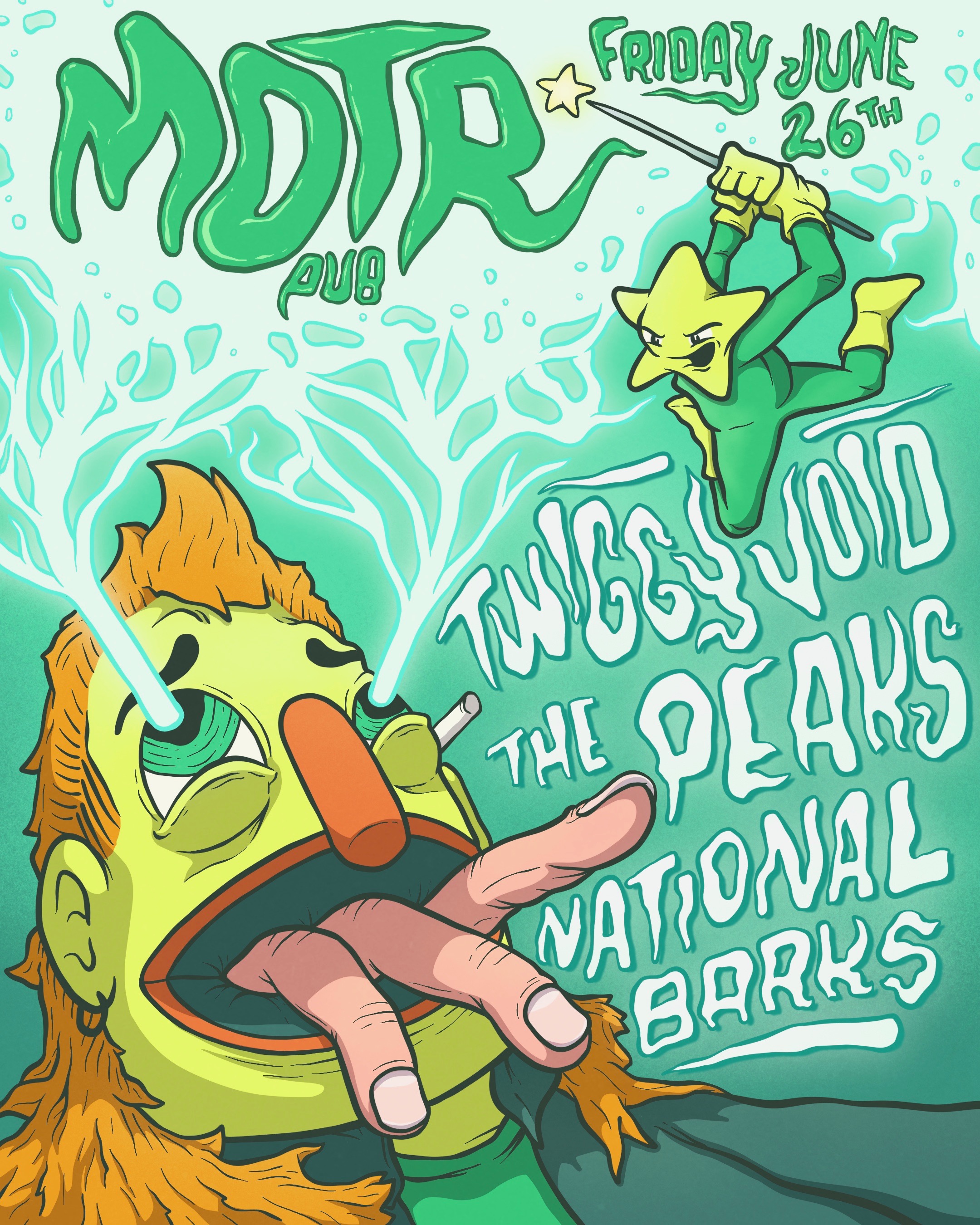 THE PEAKS w/ TWIGGY VOID and NATIONAL BARKS
