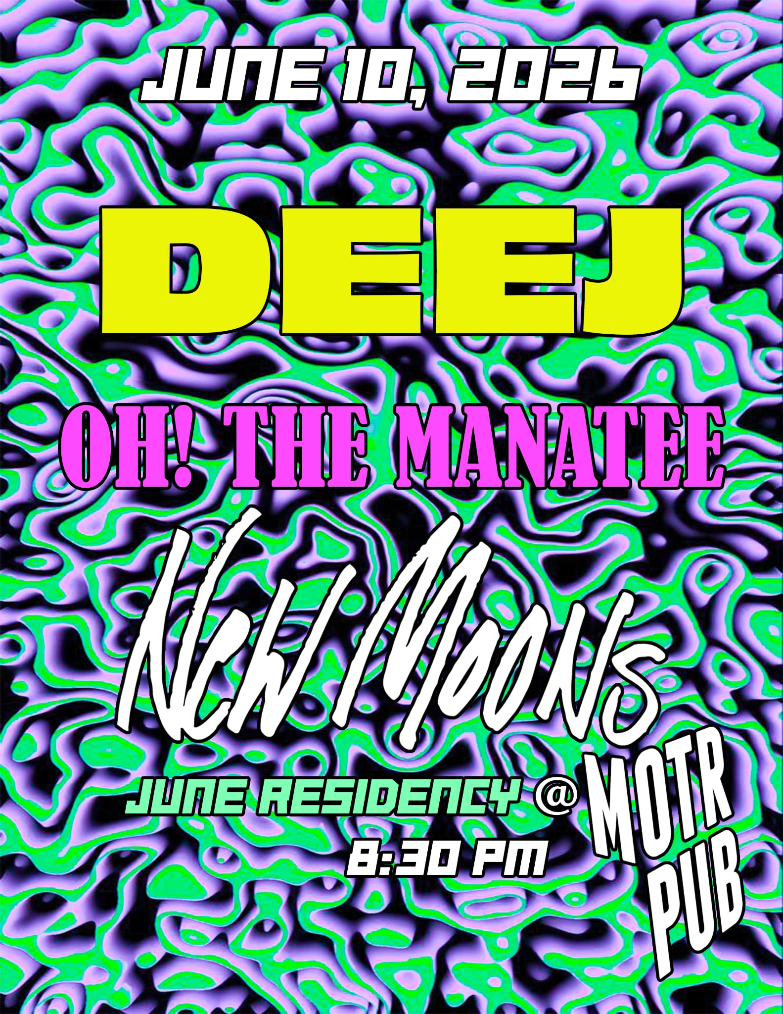 NEW MOONS ARTIST IN RESIDENCY w/ DEEJ & HER BAND
