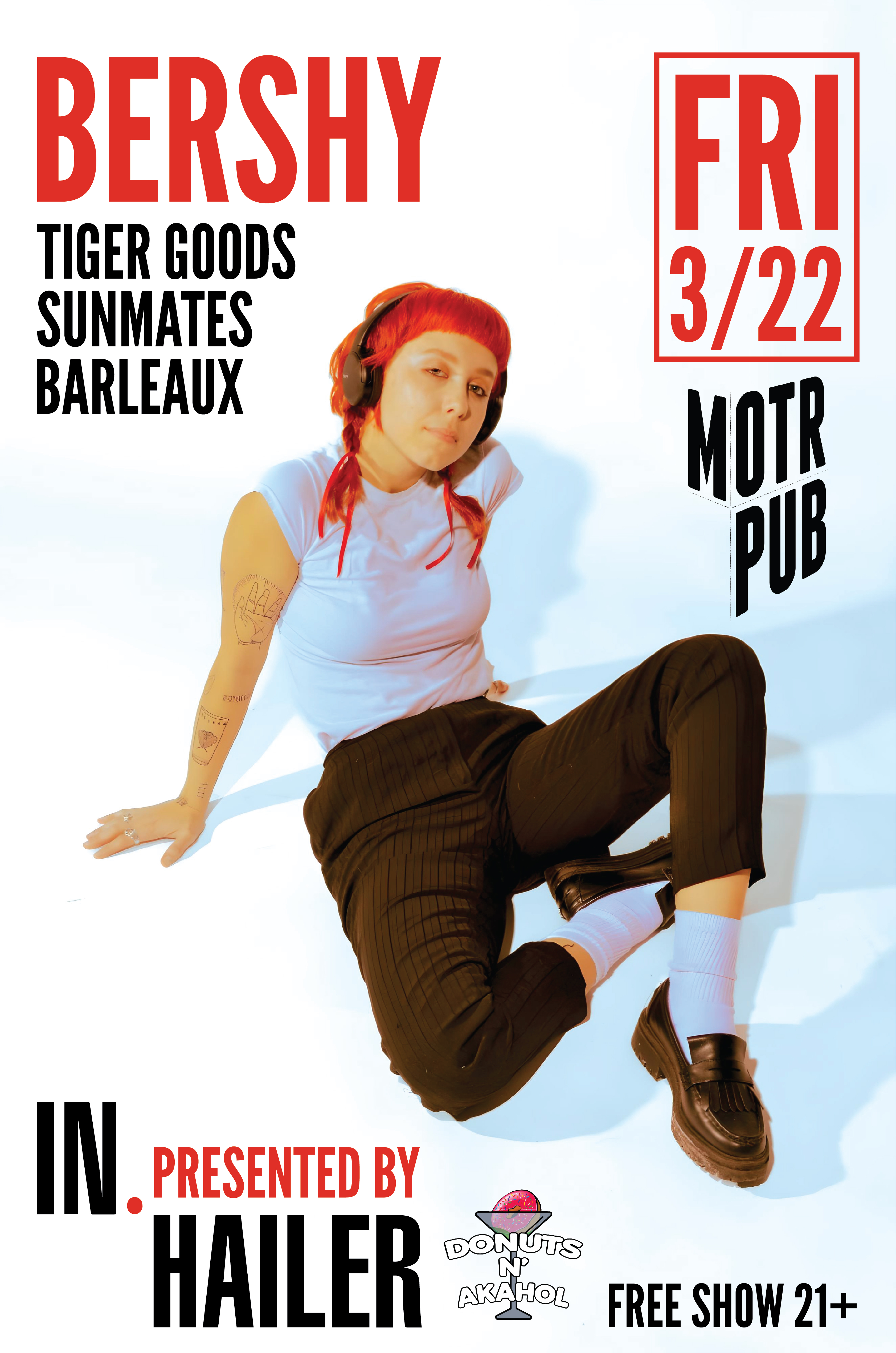 INHAILER PRESENTS: BERSHY, TIGER GOODS, SUNMATES, BARLEAUX