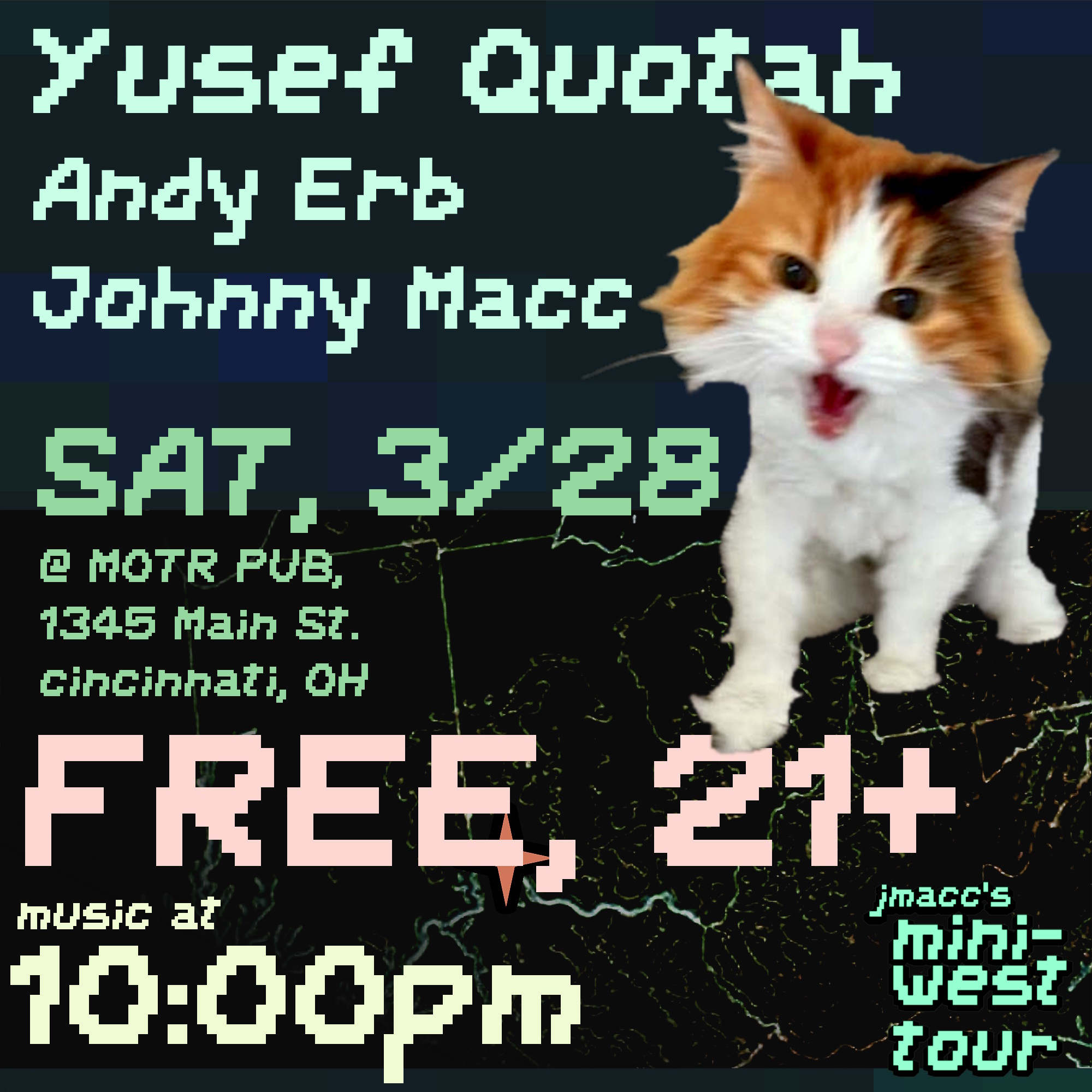 YUSEF QUOTAH, ANDY ERB, JOHNNY MACC