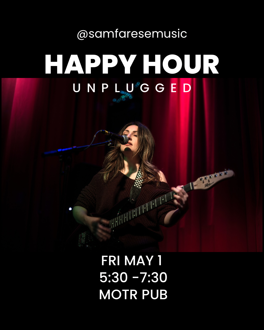 HAPPY HOUR UNPLUGGED: SAM FARESE