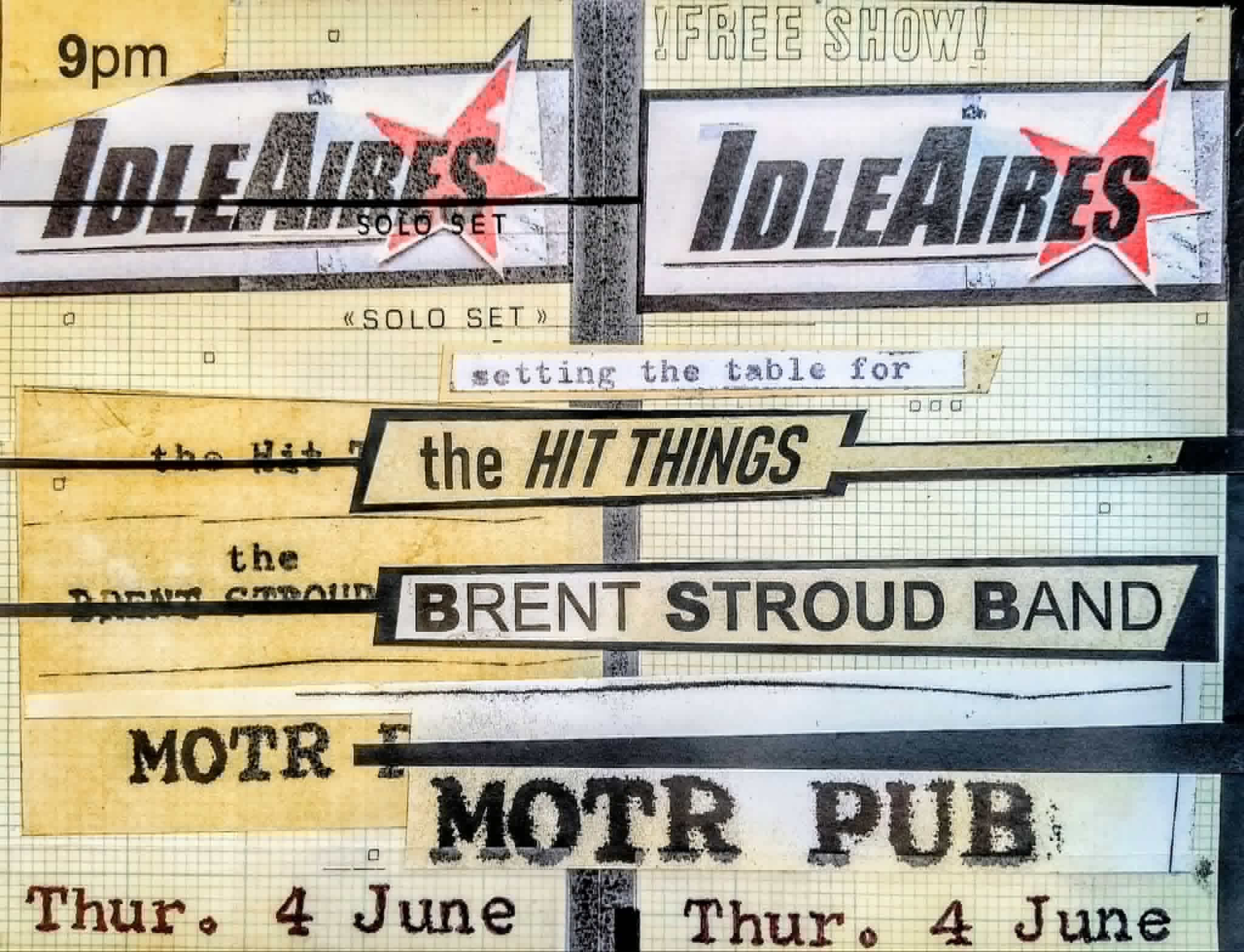 BRENT STROUD BAND w/ THE HIT THINGS and IdleAires