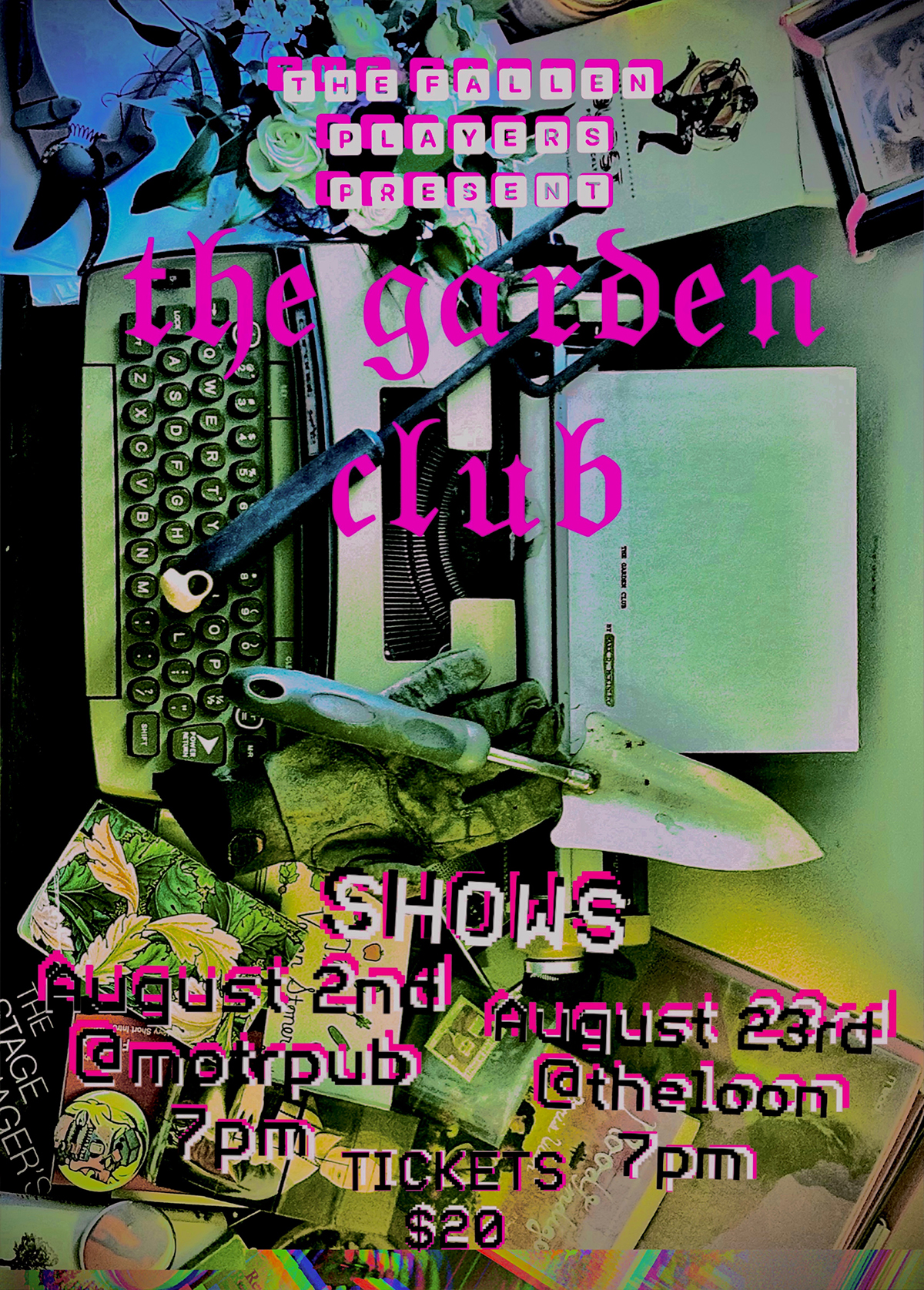 The Fallen Players present THE GARDEN CLUB a play by Maxx McKinley