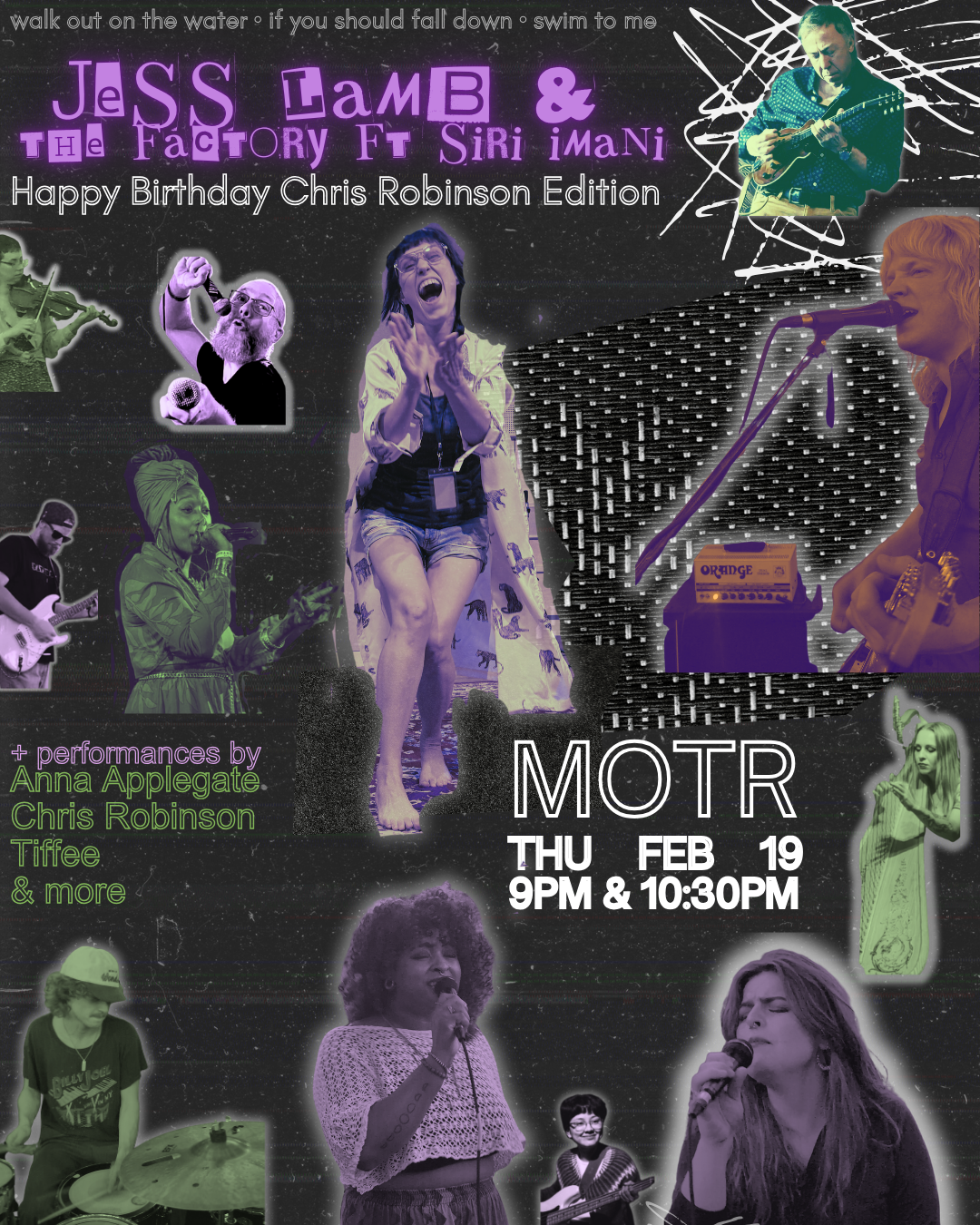 JESS LAMB & THE FACTORY w/ SIRI IMANI - 2 SETS