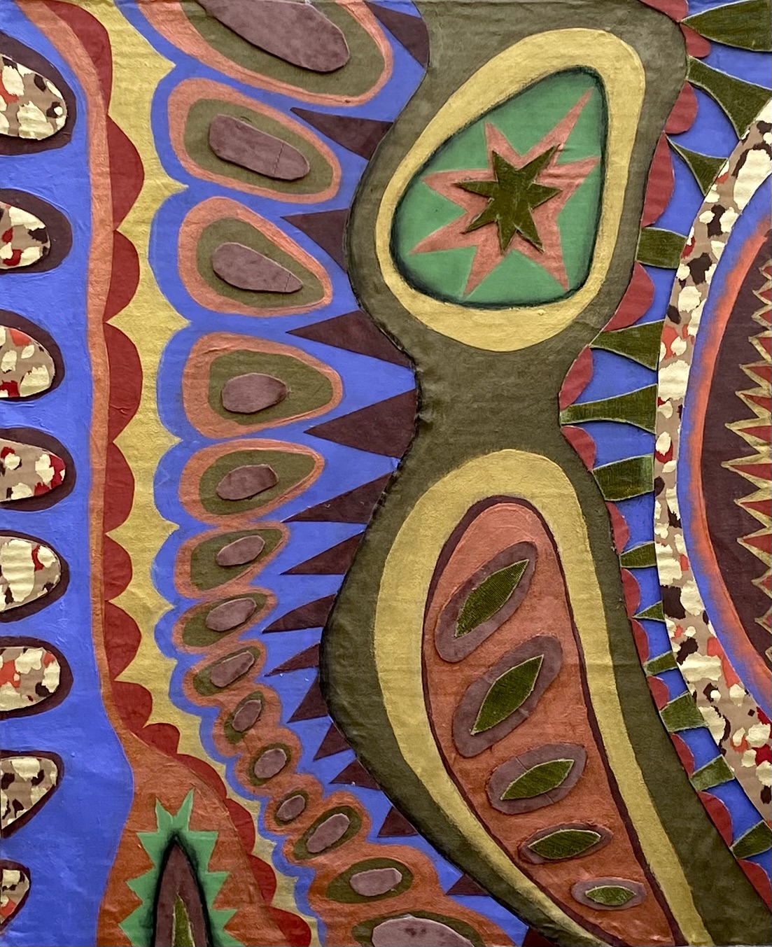 Final Friday Art Opening: Lisa Kagen Friday, May 29 5:30-7:30 ALL AGES  About Lisa Karen: BFA in Fiber Arts, Savannah College of Art and Design-1996 ​​​​​​​ I love creating fun compartments of patterns and shapes with mixed media collage, carpentry & lots of COLOR. I’m most inspired by vintage fabrics, indigenous arts & crafts and MUSIC. 