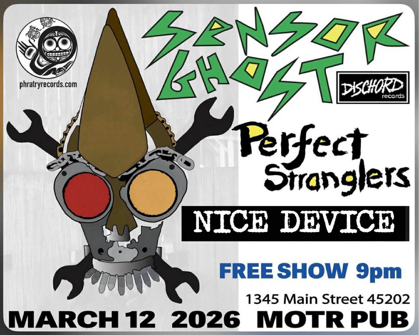 PERFECT STRANGLERS w/ SENSOR GHOST and NICE DEVICE