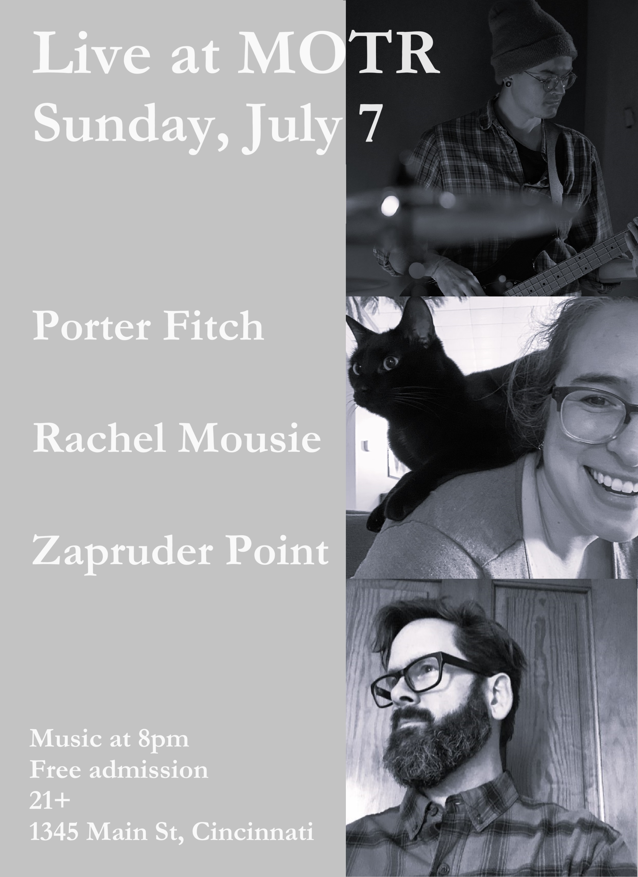 PORTER FITCH, RACHEL MOUSIE, ZAPRUDER POINT