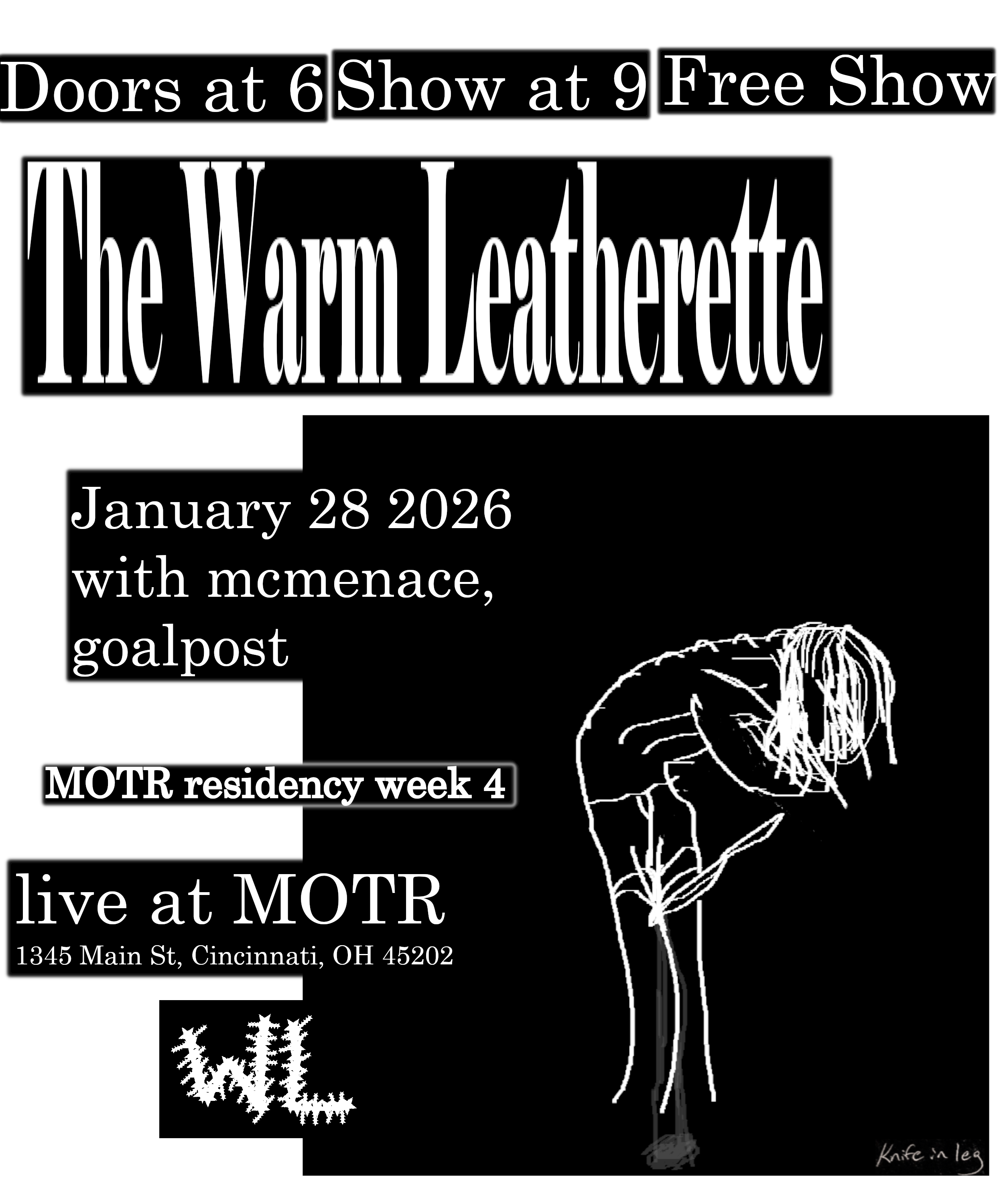 WARM LEATHERETTE ARTIST IN RESIDENCY