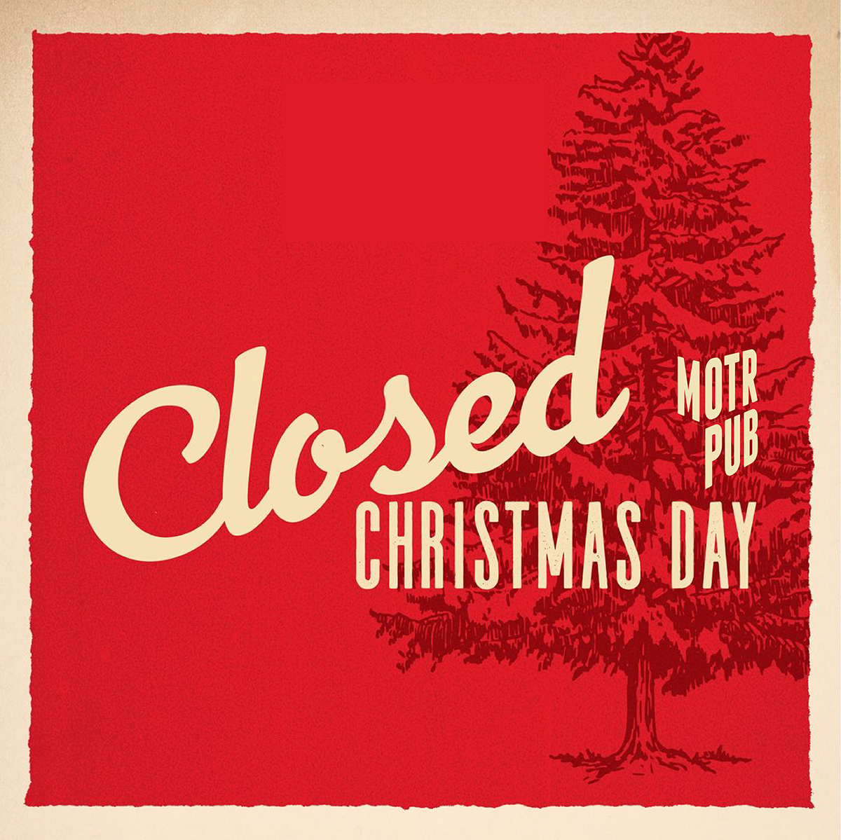 HAPPY CHRISTMAS!: BAR CLOSED