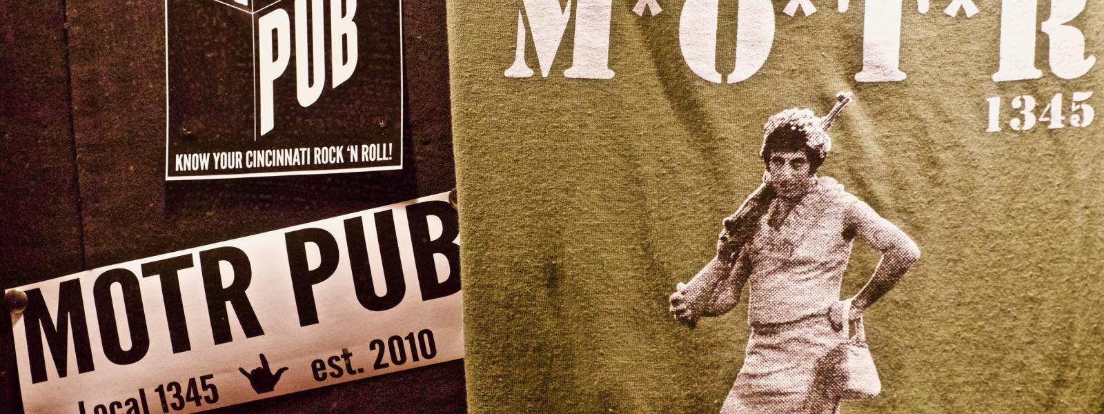 MOTR Pub Tshirt and stickers